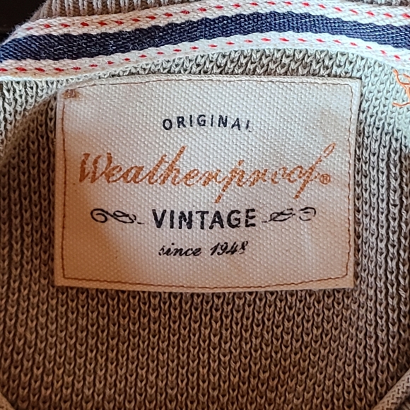 Weatherproof Vintage Men's Stonewash Textured Sweater - Picture 5 of 9